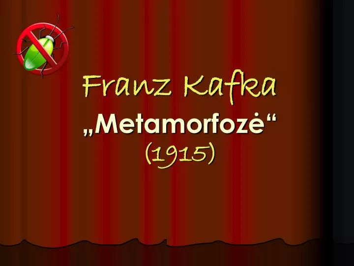 franz kafka metamorfoz 1915