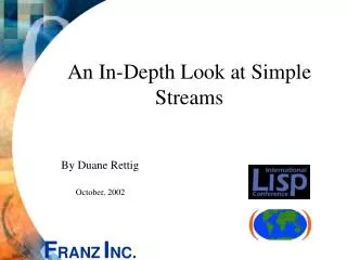 An In-Depth Look at Simple Streams