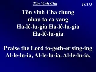 t n vinh cha