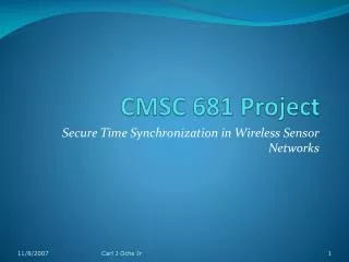 cmsc 681 project