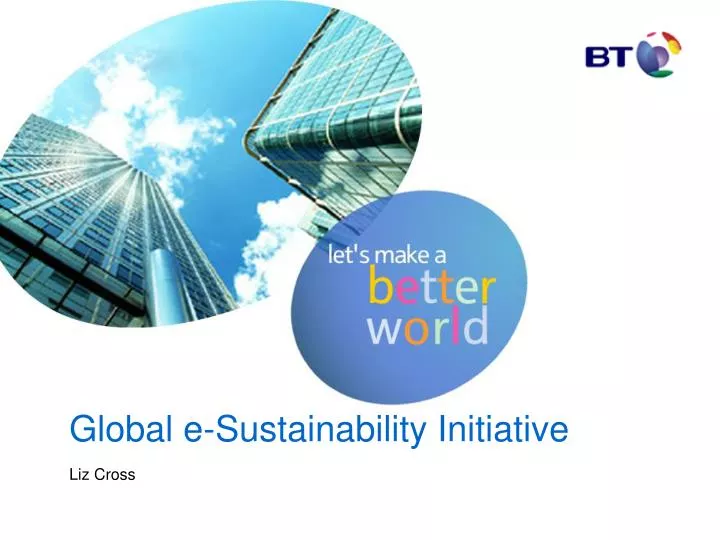 global e sustainability initiative