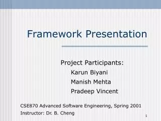 Framework Presentation