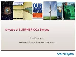 10 years of SLEIPNER CO2 Storage