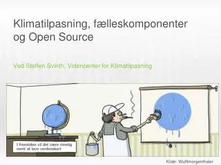 klimatilpasning f lleskomponenter og open source