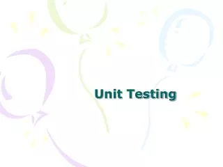 Unit Testing