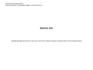 regatul dac