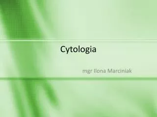 cytologia