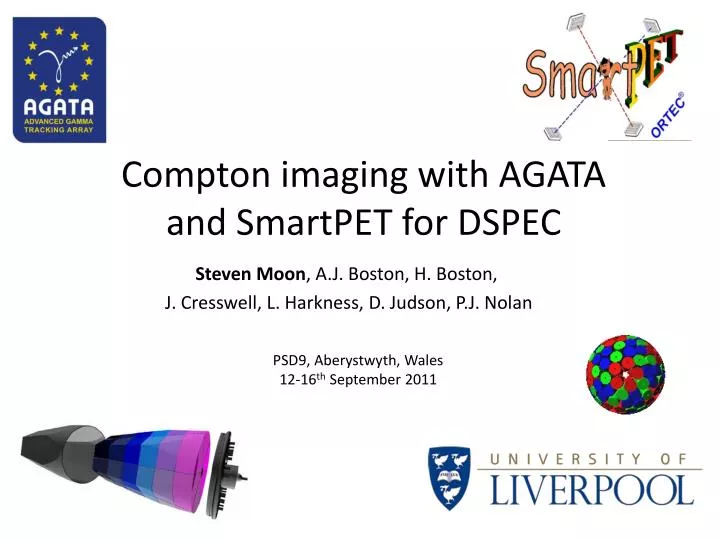 compton imaging with agata and smartpet for dspec