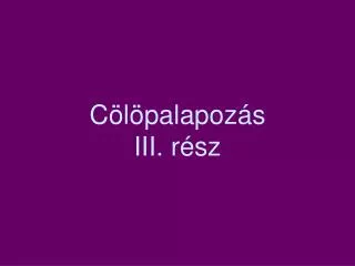 c l palapoz s iii r sz