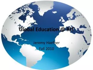 Global Education @ RIT