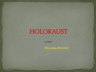 HOLOKAUST