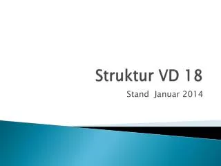 struktur vd 18