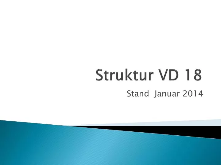 struktur vd 18