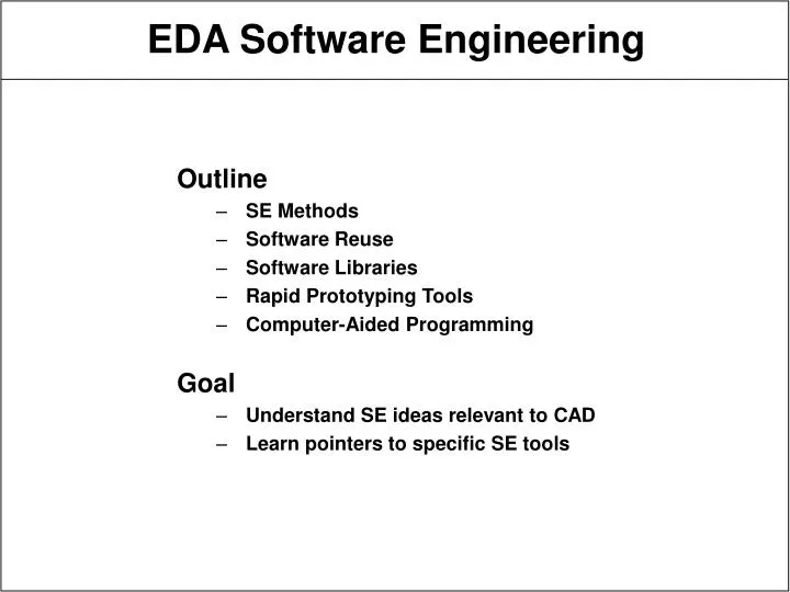 eda software engineering