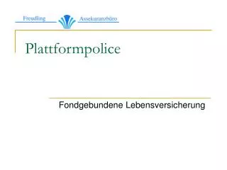 Plattformpolice