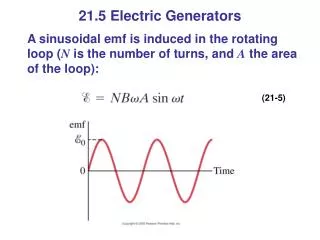 21.5 Electric Generators