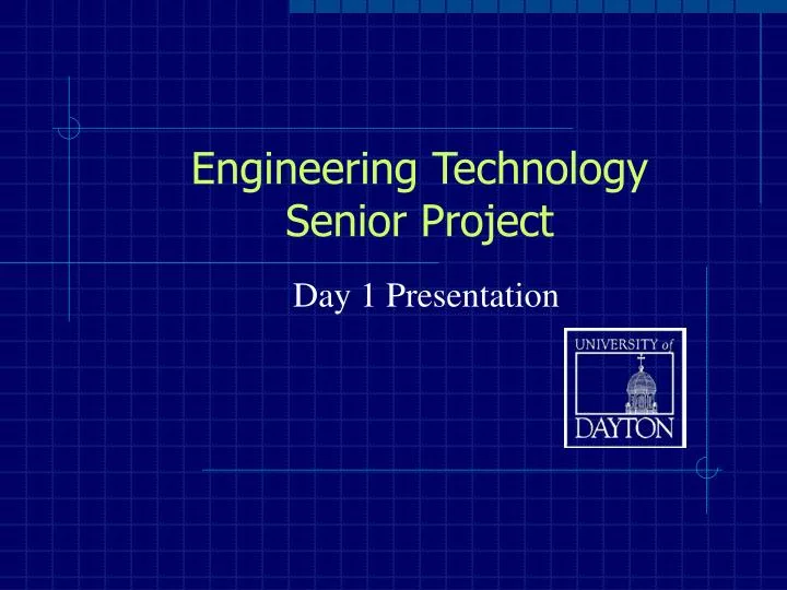 engineering technology senior project