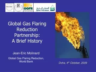 Global Gas Flaring Reduction Partnership: A Brief History