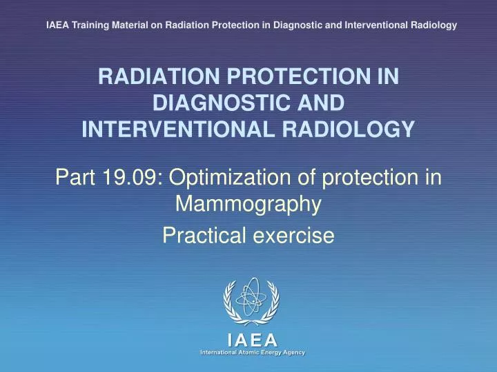 radiation protection in diagnostic and interventional radiology