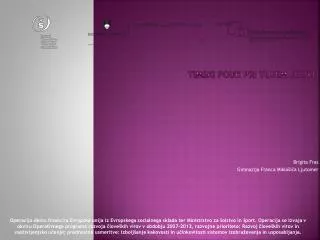 timski pouk pri tujem jeziku