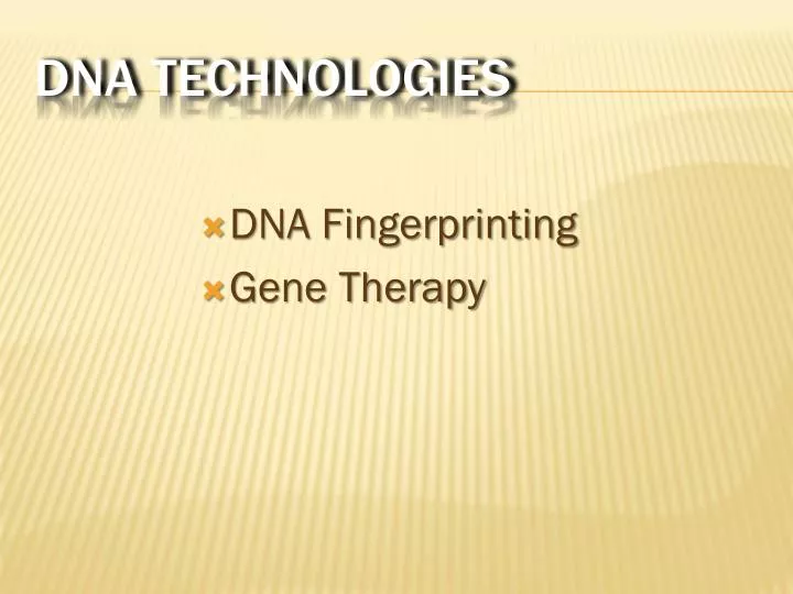 dna technologies