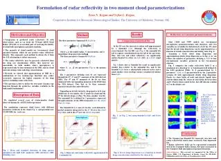 Formulation of radar reflectivity in two moment cloud parameterizations