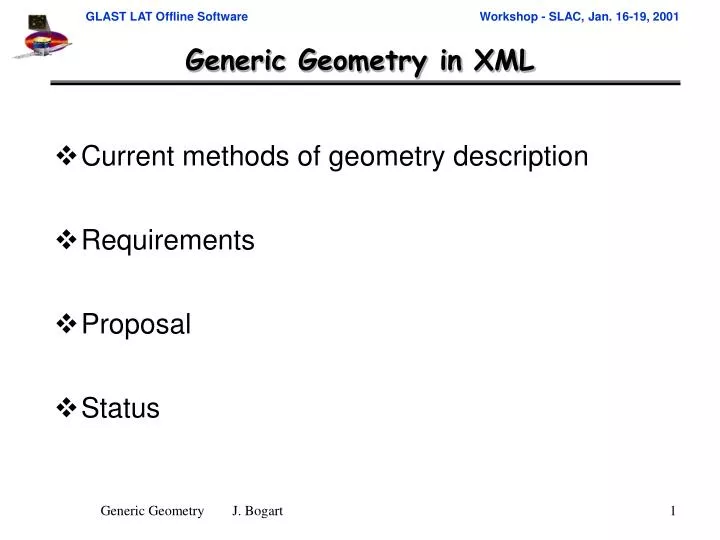 generic geometry in xml