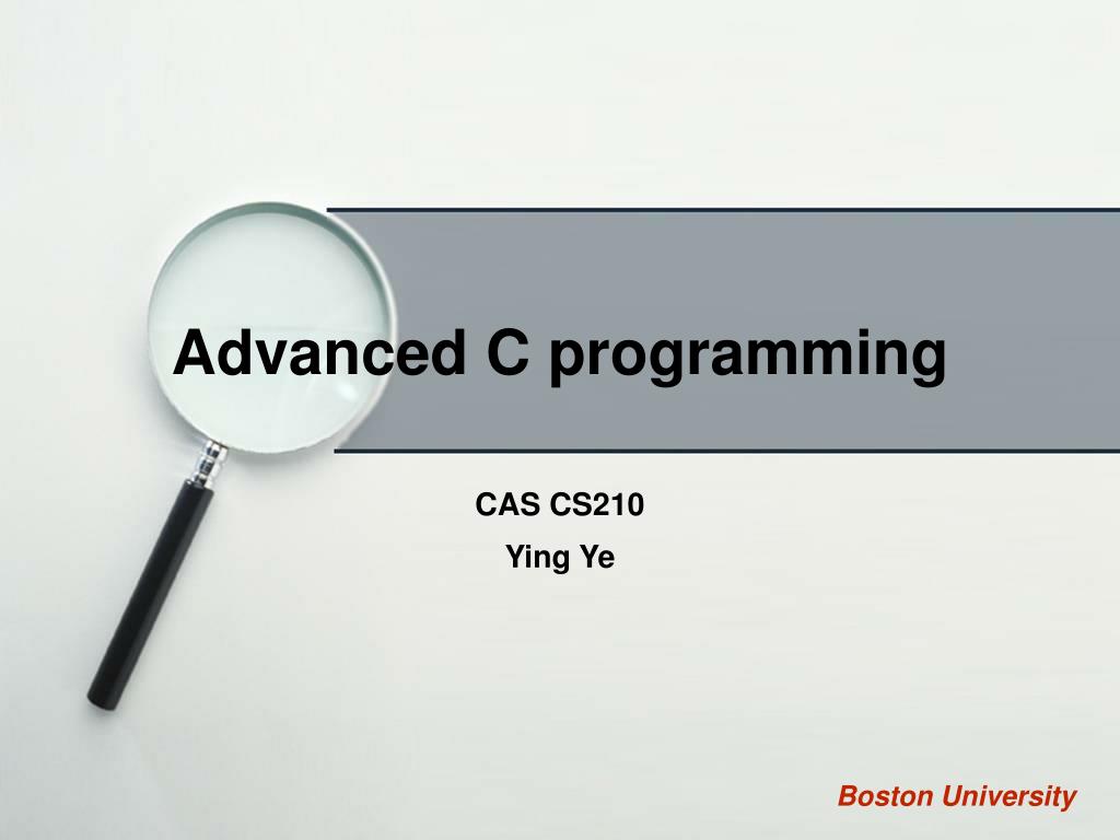 PPT - Advanced C programming PowerPoint Presentation, free download ...