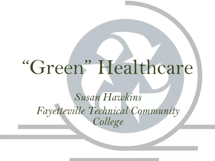 green healthcare