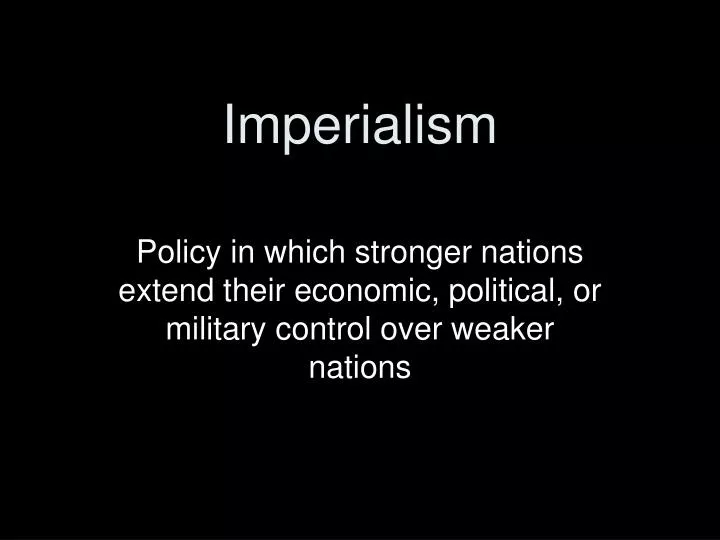 imperialism