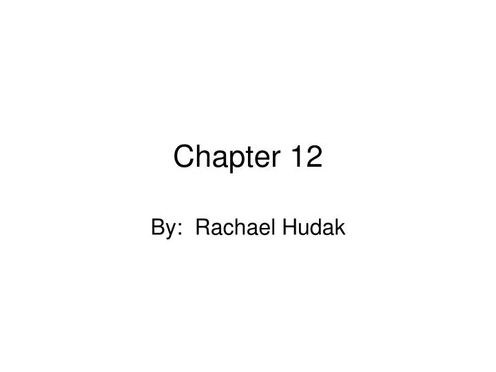 chapter 12