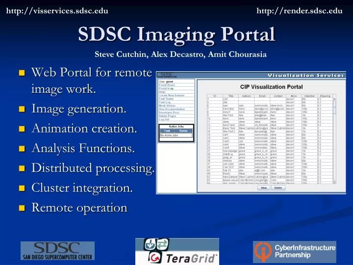 sdsc imaging portal