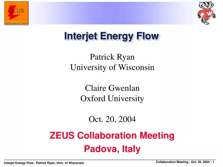 interjet energy flow