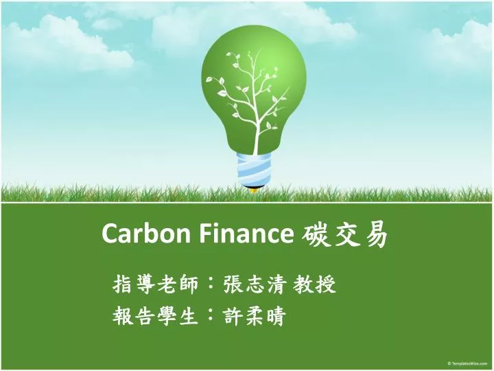 carbon finance