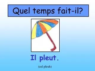 quel temps fait il