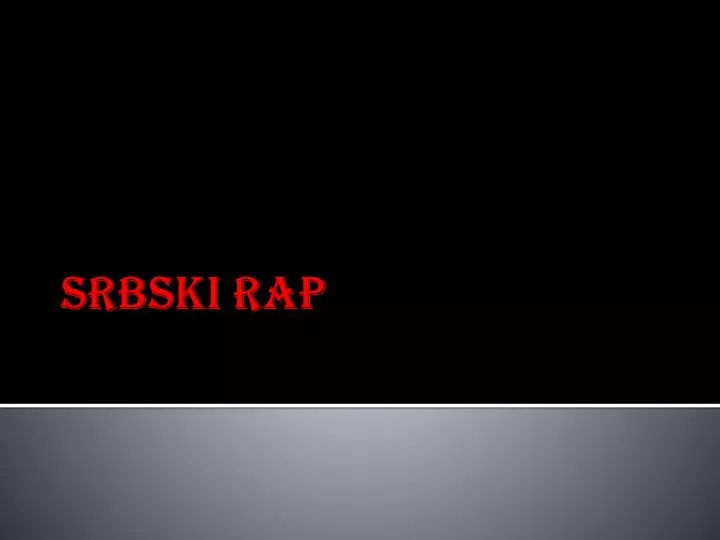 srbski rap