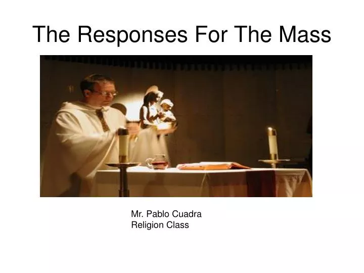 the responses for the mass