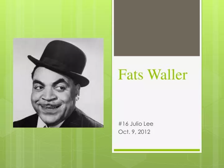 fats waller