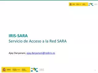iris sara servicio de acceso a la red sara