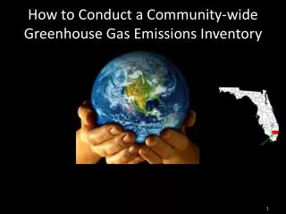 How to Conduct a Community-wide Greenhouse Gas Emissions Inventory