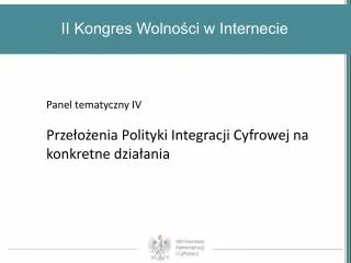 ii kongres wolno ci w internecie