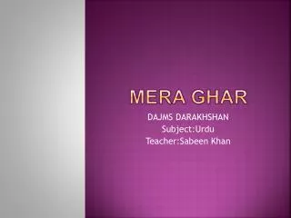 Mera Ghar