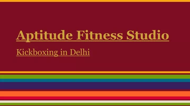 aptitude fitness studio