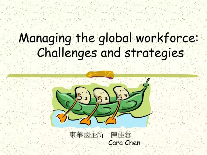 managing the global workforce challenges and strategies