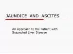 JAUNDICE AND ASCITES - slide 1