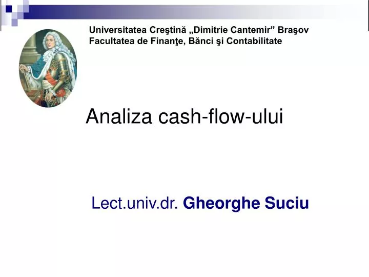 analiza cash flow ului