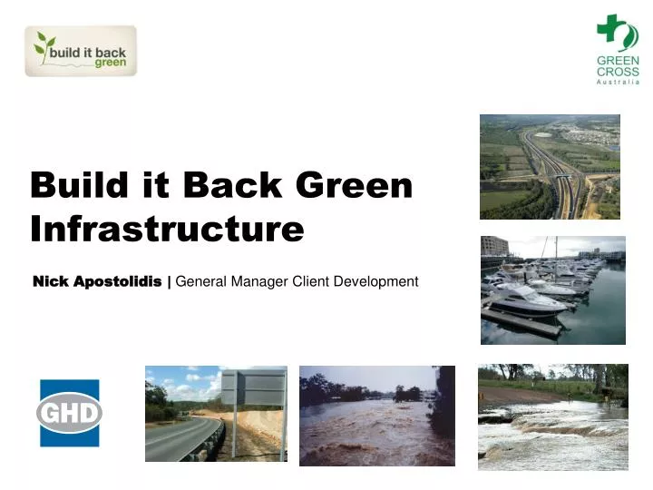 build it back green infrastructure