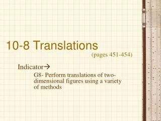10-8 Translations