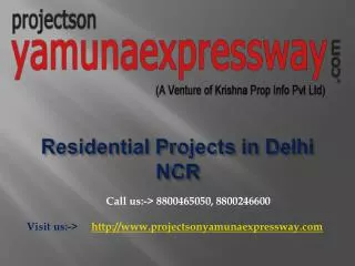 New Residential Projects in Delhi NCR