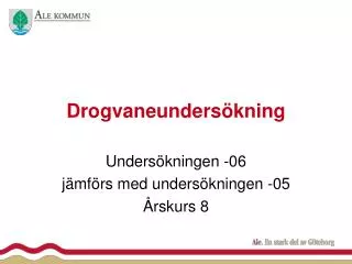 drogvaneunders kning